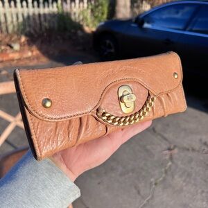 Vintage Y2K Juicy Couture Princess Trifold Leather Wallet